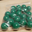 Solid hard plastic balls, in red, yellow, blue or green. Buy one colour or a mix! 19mm diameter.