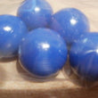 Solid hard plastic balls, in red, yellow, blue or green. Buy one colour or a mix! 19mm diameter.