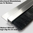 Industrial Premier Brush Strip 25 mm Brush 34 mm Carrier