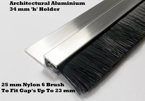 Industrial Premier Brush Strip 25 mm Brush 34 mm Carrier