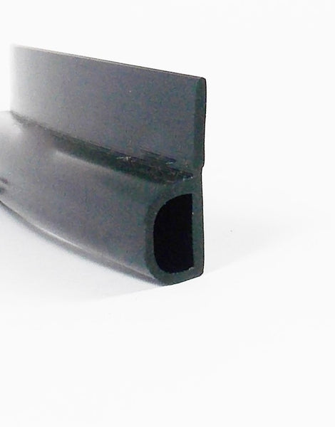 Nitrile rubber , 'P' Strip [more d seal with tail 25 mm high x 10 mm deep