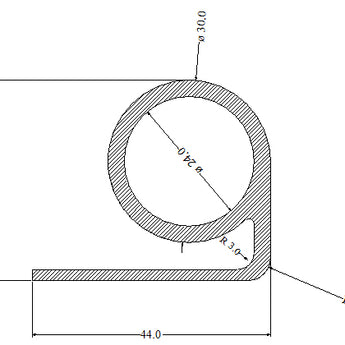 Silicone E Section P Section 100 Metres