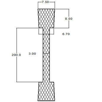 Silicone Blok-kade D Door Seal - 15 Metre