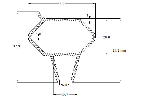 Silicone Clip On Door Seal - 100 Metre