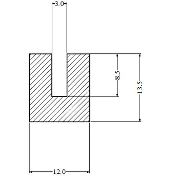 Silicone U Channel 25 Metre