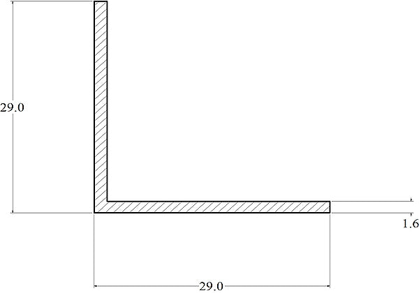 Silicone L Section 10 Metres