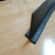 Per mt, T section 20mm X 5mm wide black silicone extrusion EPDM rubber seal.