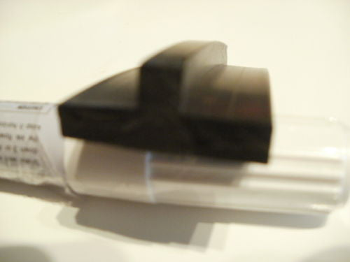 Per mt, T section 25mm X 5mm wide black extrusion EPDM rubber seal.