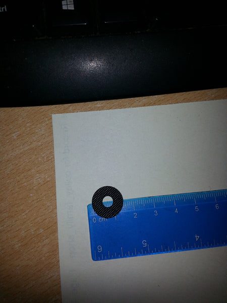 15mm od x 5 mm id washer washers solid neoprene cloth  20 piece pack