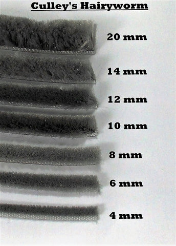 The Hairy Worm Self Adhesive Woven Pile Brush For Window's & Door's