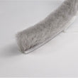 The Hairy Worm Grey Self Adhesive Brush Pile 6.9 mm Base X 11 mm Height