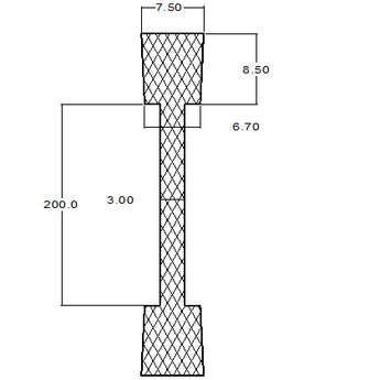 Silicone Blok-kade D Door Seal - 10 Metre