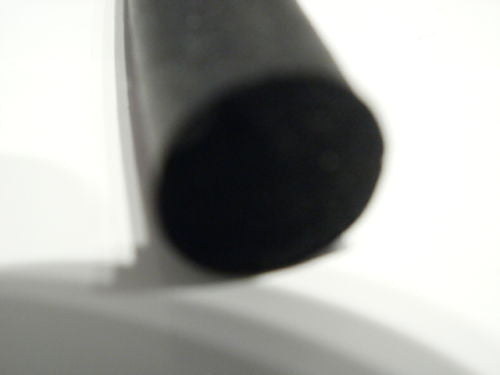 Squashy closed cell round neoprene rubber sponge foam cord rod. 10mm diameter.