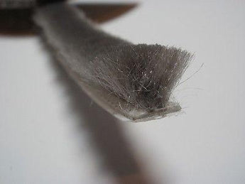 The Hairy Worm Grey Slide-In Brush Pile 12.7 mm Base  X 7 mm Height Without Fin
