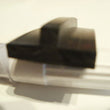 Per mt, T section 25mm X 5mm wide black extrusion EPDM rubber seal.